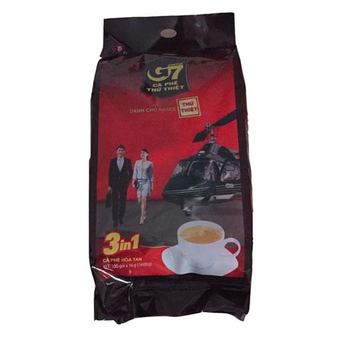 包邮越南中原咖啡G7咖啡/三合一速溶g7咖啡/1600克 100*16g条装_虎窝淘