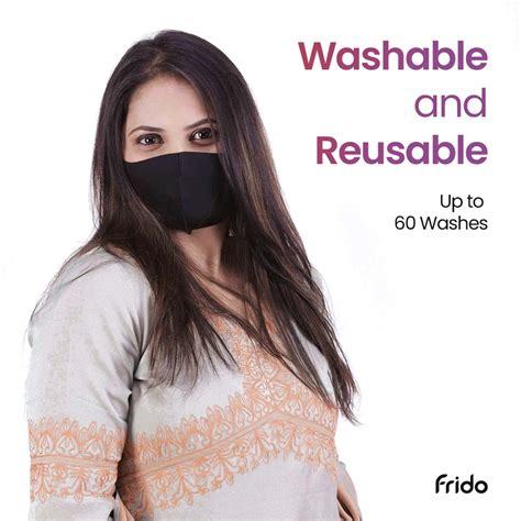 Buy FRIDO ULTIMATE PRO COPPER TREATED MASK|NOSE CLIP|EAR LOOP|WASHABLE ...