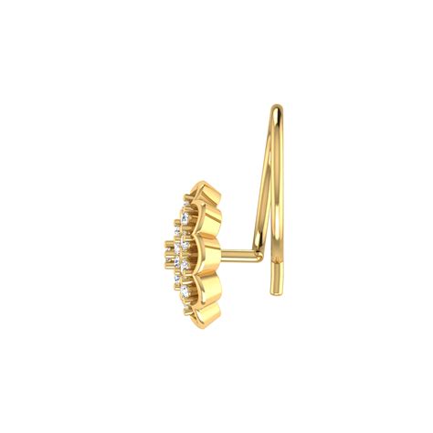 0.06 Carat Natural Diamond Nose Pin - IJ Color, VS Clarity | SOLITAIREKART