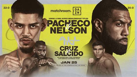 Diego Pacheco vs Steven Nelson: cartelera, cuándo es, fecha, a qué hora ...