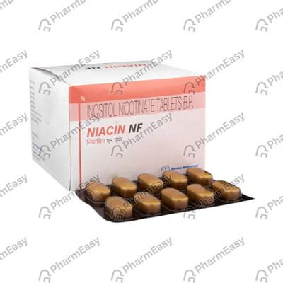 Buy Niacin Nf 500 MG Tablet (10) Online & Save Up to 24% at PharmEasy