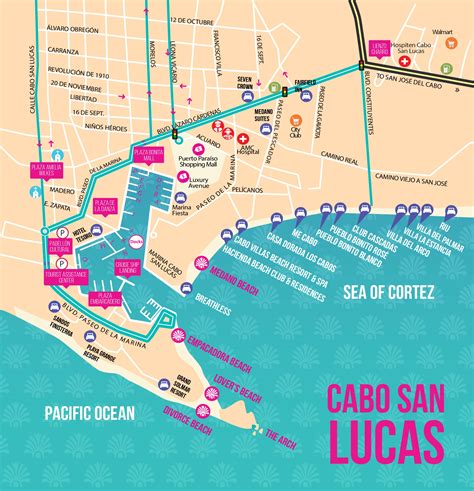 Destino Magazine - BAJA 101 MAP: CABO SAN LUCAS