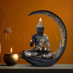 karvaan Meditating Lord Gautam Buddha For Home Decor | Office Spaces ...