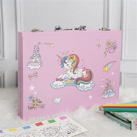 ilearnngrow 128 Pieces Colouring Set- Unicorn