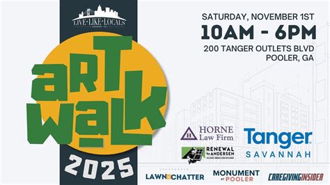 Art Walk 2025, Tanger Outlets, Savannah, Pooler, 1 November 2025 ...