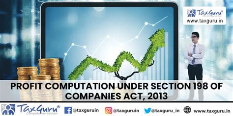 Profit Computation under Section 198 of Companies Act, 2013