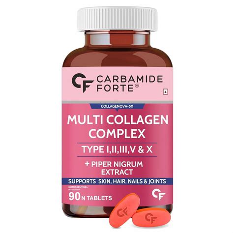 Carbamide Forte Multi Collagen Complex - 90 Tablets – Body Building India
