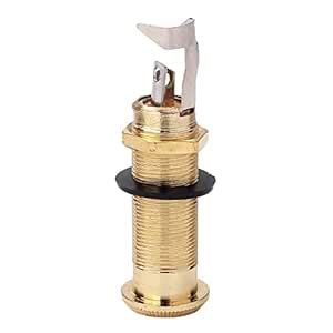 BNF® Guitar Cylinder End Pin Mono Output Jack Socket For Electric ...
