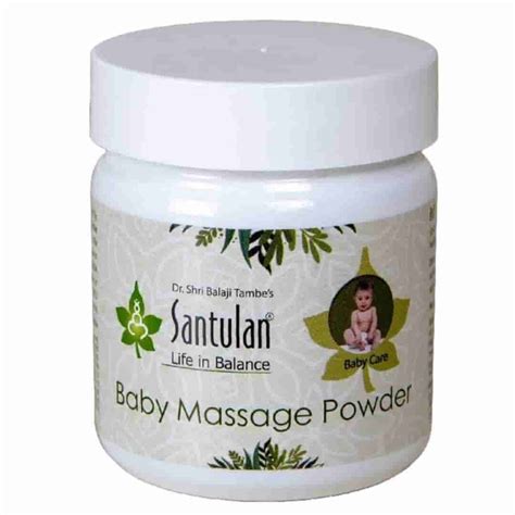 Santulan Baby Massage Powder for infant bathing and care