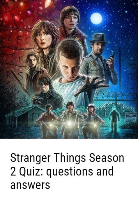 Stranger Things Answer Questions 的图像结果