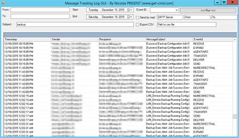Image result for Message Tracking Log