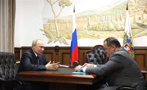 Meeting with Head of Dagestan Sergei Melikov • President of Russia