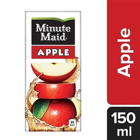 Minute Maid Fruit Drink, Apple, 150 Ml Tetra Pack