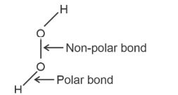 Compound which has both polar and non-polar bonds is