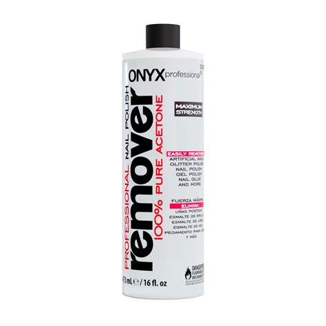 Onyx Professional 100% Pure Acetone Nail Polish Remover, Acrylic ...
