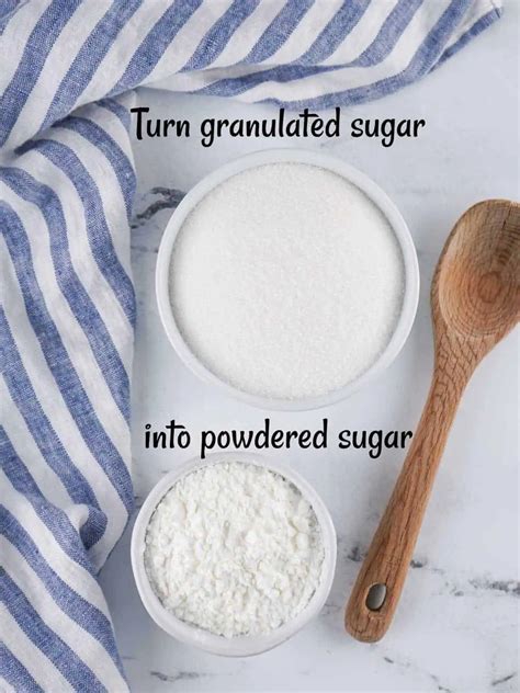 How To Make Homemade Powdered Sugar - One Hot Oven
