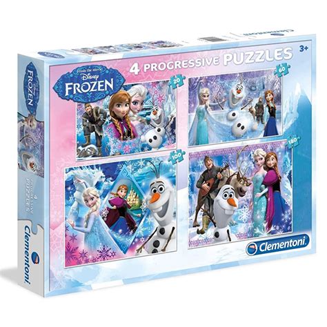 Slagalica Progressive Disney Frozen 4u1 Clementoni O77182 | Volim svoj dom