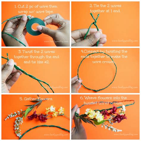 DIY Floral Crown Tutorial - Natasha Smith