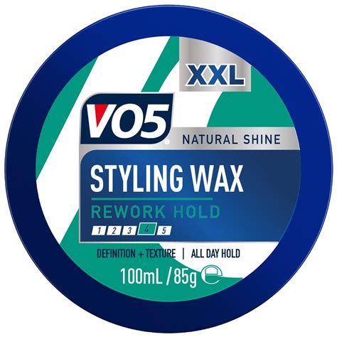 Vo5 Styling Wax Rework Hold Natural Shine Xxl 100ml | Desertcart INDIA