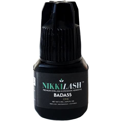 BADASS Strongest Bond Eyelash Extension Glue By NIKKILASH ...