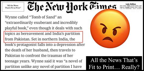 "NYT's India-Pakistan Partition Claim: Mistake or Mischief?"