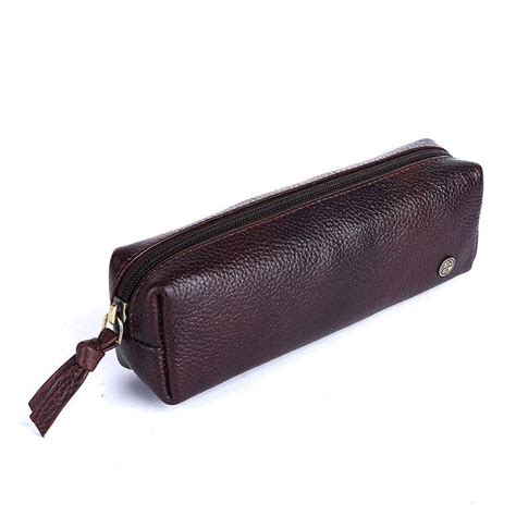 Genuine Leather Brown Utility Pouch - Montexoo – montexoo