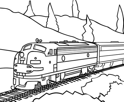 Subway Train Coloring Pages at GetColorings.com | Free printable ...