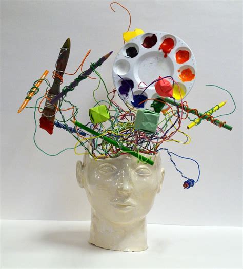 High School Art | Sculpture art projects, Sculpture projects, Trash art