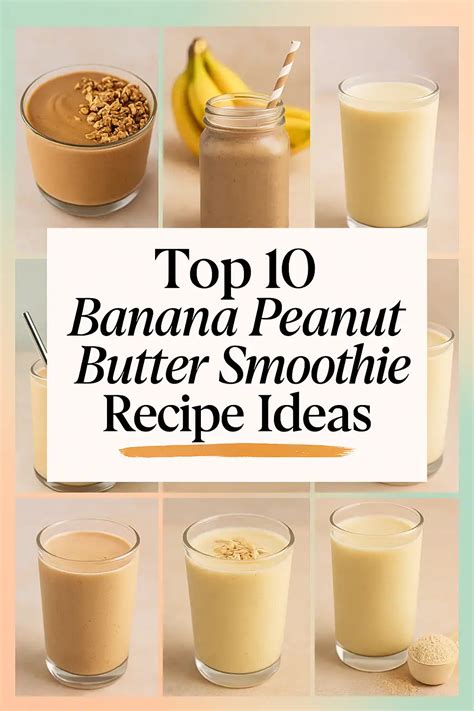 Banana Peanut Butter Smoothie Recipe Ideas - Long Suppering Food Ideas