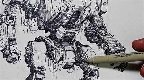 Mech Suit Drawing Tutorial 的图像结果
