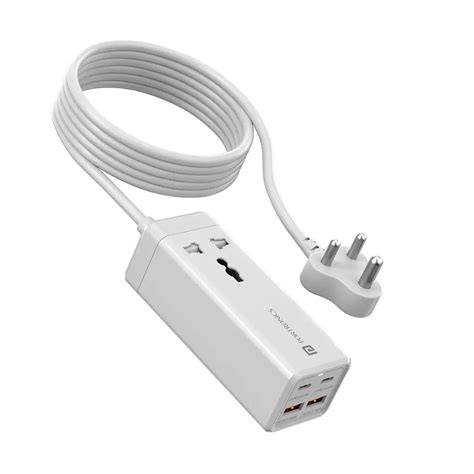 Portronics POR 1251 Adapto Volt 65 5-in-1 Power Adapter 65W Fast Charg ...