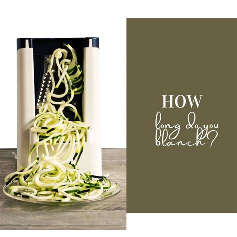 How To Freeze Zucchini Noodles