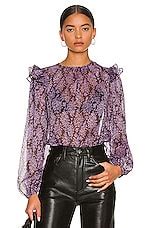 MINKPINK Anisah Ruffle Frill Top in Multi | REVOLVE