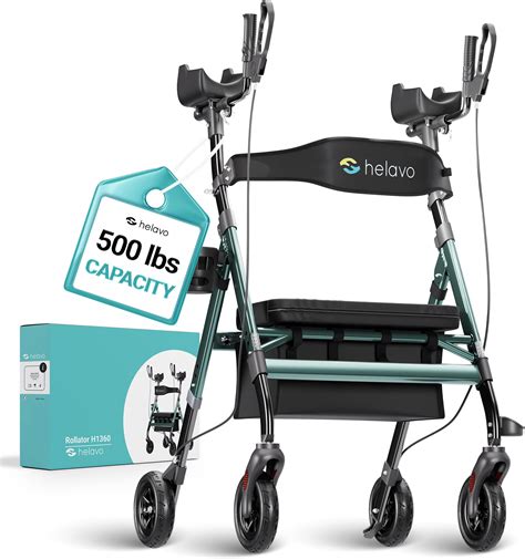 Amazon.com: Helavo All Terrain Upright Walker with Flat-Free Solid ...