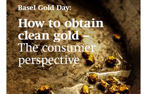 Basel Gold Day: virtual conference on gold supply chains, 9 October ...