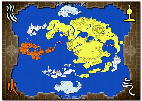 Avatar the last airbender map of the world - apepohX