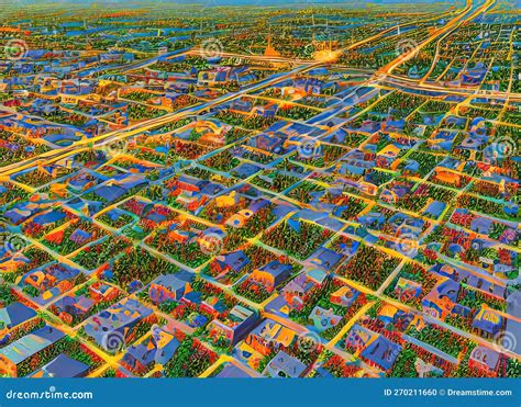 Carondelet Park Neighborhood in St. Louis, Missouri USA Stock Photo ...