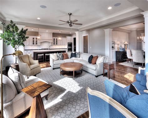 Rustic Open Floor Plan Color