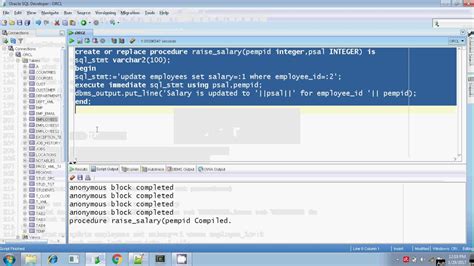 Image result for How to Execute Procedure in PL SQL