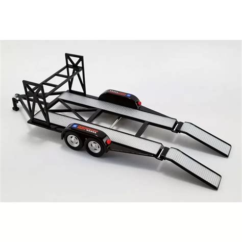 Tandem Car Trailer with Tire Rack Black GM India | Ubuy