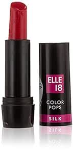 Buy Elle 18 Color Pops Silk Lipstick, Matte Finish, 4.2 gm - P22 Red ...