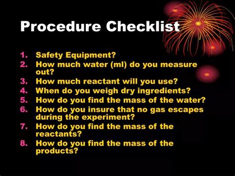 Image result for Comprehensive Procedure Checklist