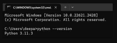 Image result for Cek Python Di Cmd