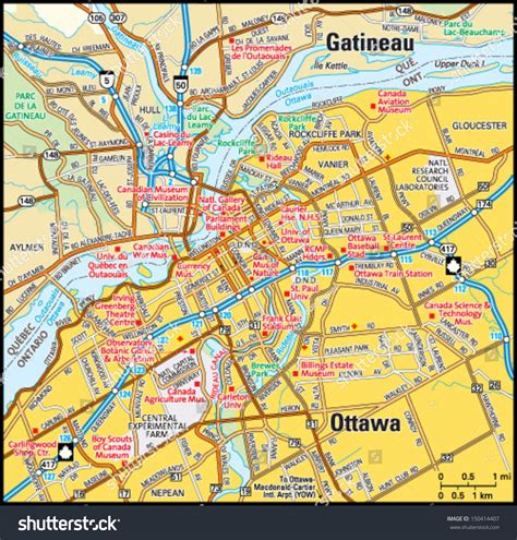 Ottawa Canada City Map