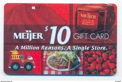 Cartes Cadeaux - Meijer U.S.A., gift card for collection, no value ...
