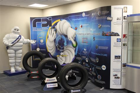 The Michelin Tire display is on display in Greenville, S.C. Greenville ...