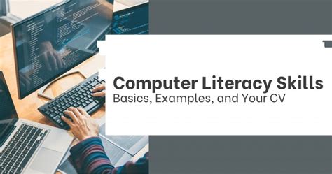 Image result for Computer Literacy Skills Examples