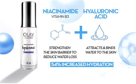 Olay Hydration Boost Kit for Dewy Glow | Hyaluronic Serum with Free ...