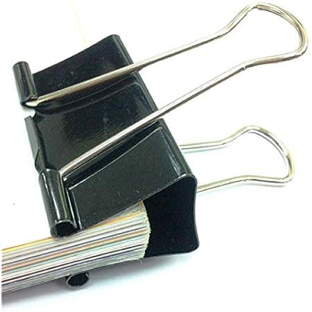 Bambalio Binder Clips 32mm Black Set of 12 Dozen(Pack of 144) : Amazon ...