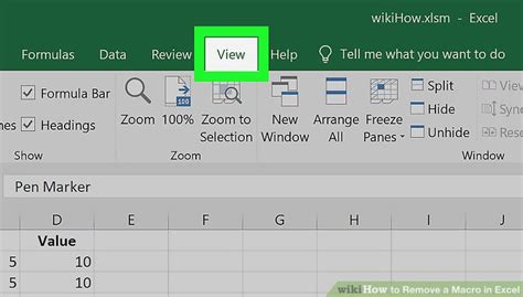 Image result for Remove Macro Excel